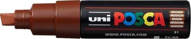 Uni MARKER PLAKATOWY UNI POSCA PC-8K BRĄZOWY