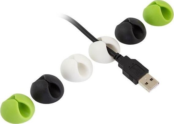 Organizer CreativeHome Uchwyt Różne kolory 6 sztuk (301-uniw)