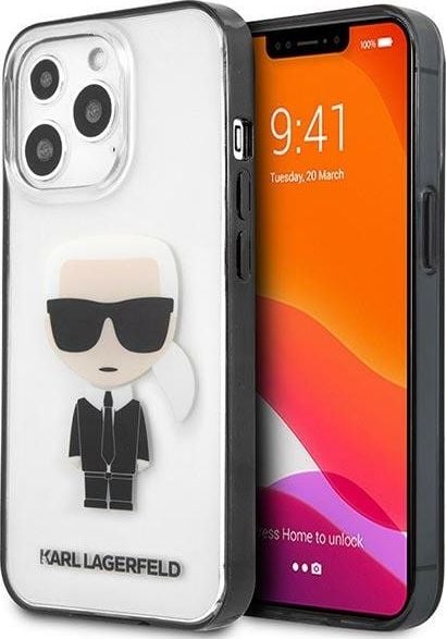 Karl Lagerfeld Etui Karl Lagerfeld KLHCP13LHIKCK Apple iPhone 13 Pro transparent Ikonik Karl