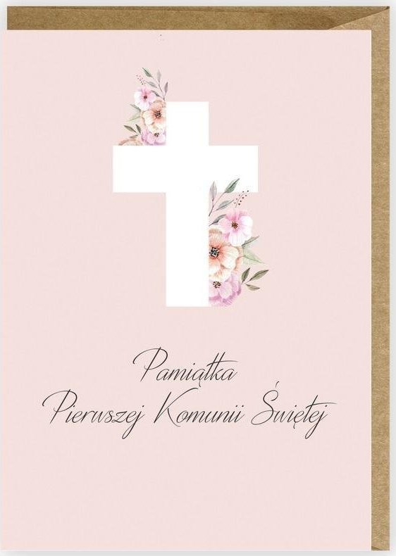 Cardie Kartka okolicznościowa koperta Komunia K060