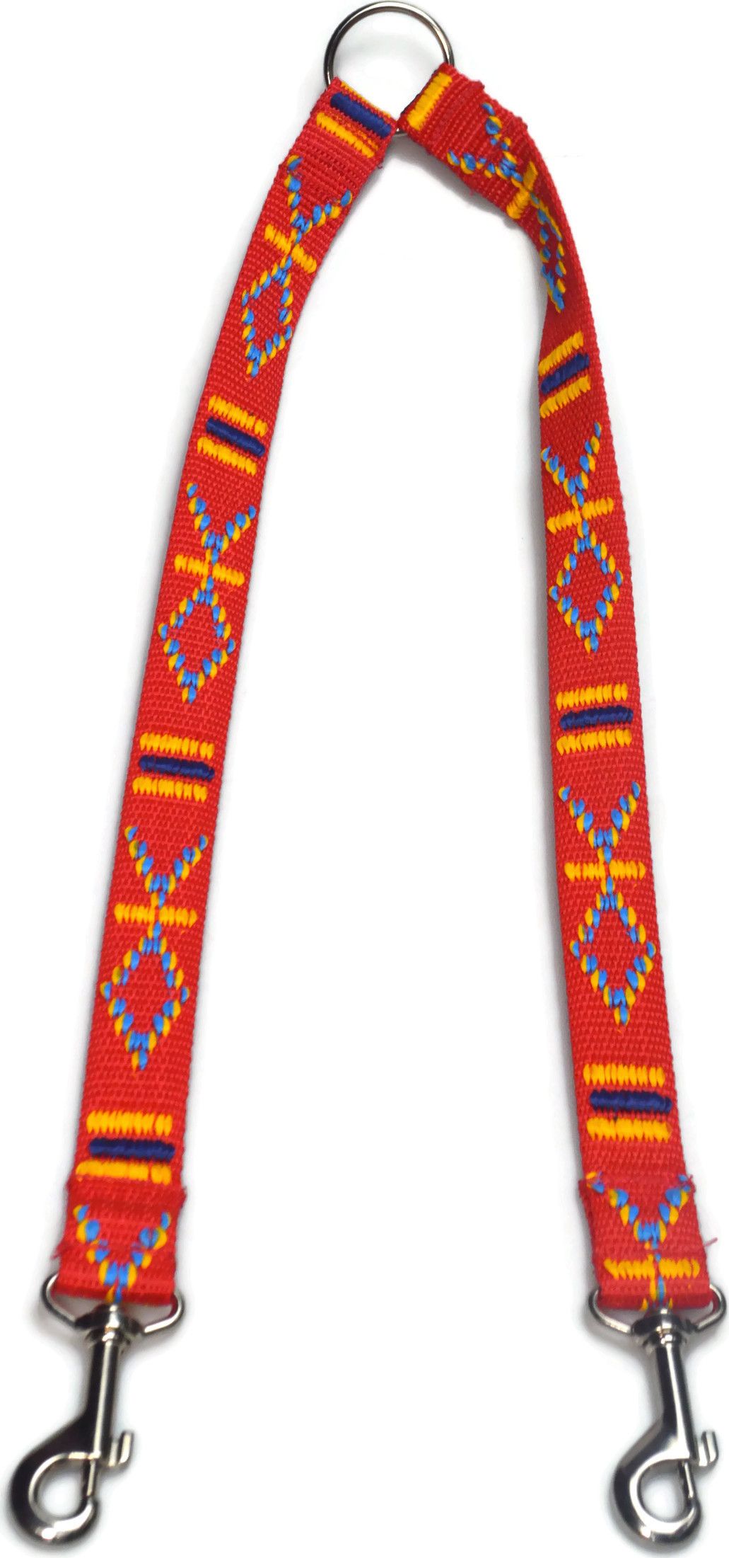 Alizoo Dwójnik, rozdzielacz smyczy dla dużych psów Indiański 25mm - ALIZOO