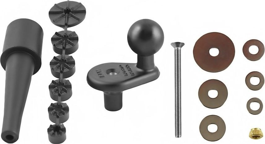 RAM Mount Podstawa Montażowa Montowana W Trzon Widelca W Motocyklu Z 'B' 1-calową Głowicą Obrotową (RAM-B-342U)