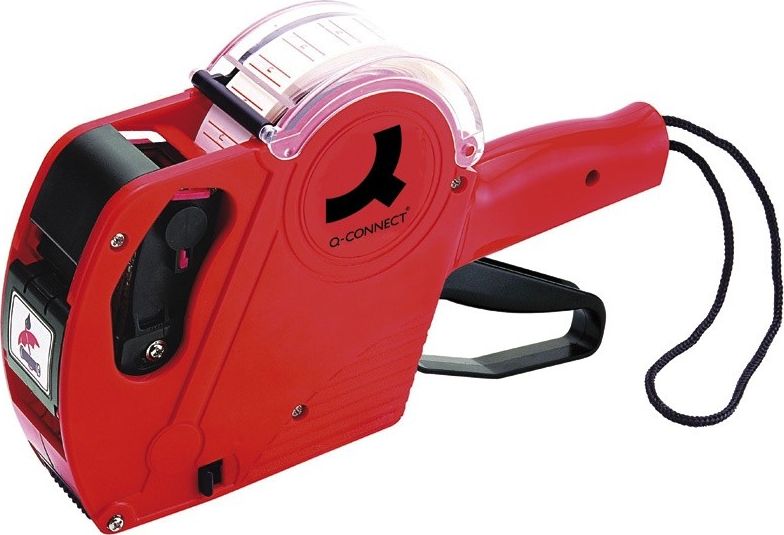 Q-Connect Metkownica Q-CONNECT, jednorzędowa, 8 znaków, czerwona