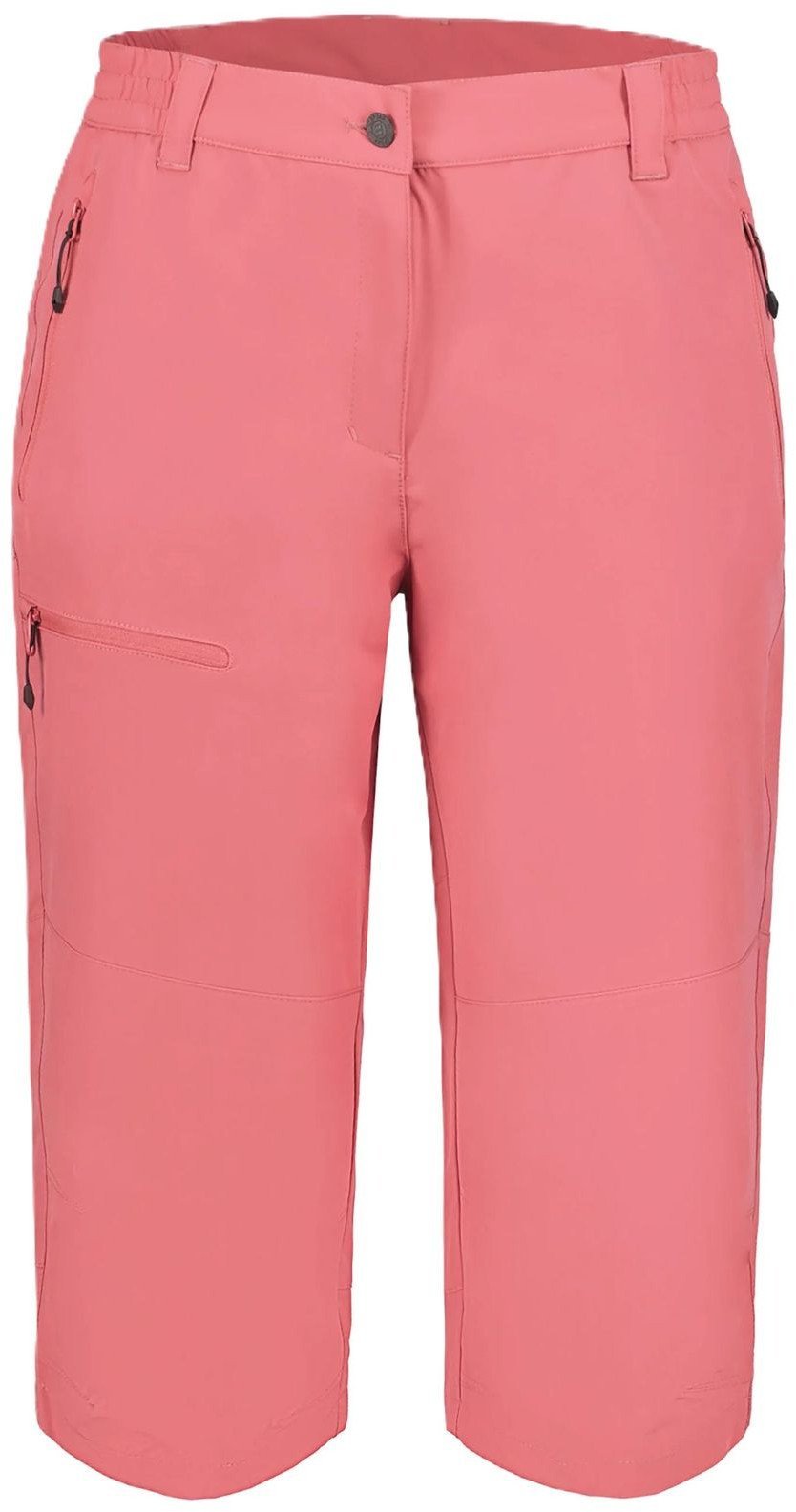 Icepeak moteriškos 3/4 kelnės BEATTIE, senos rožinės spalvos