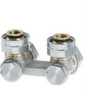 Basic Zawór przyłączeniowy kątowy z stożkami 3/4"x3/4" (C093100402)