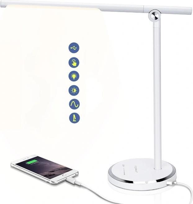 Lampka biurkowa Aigostar biała