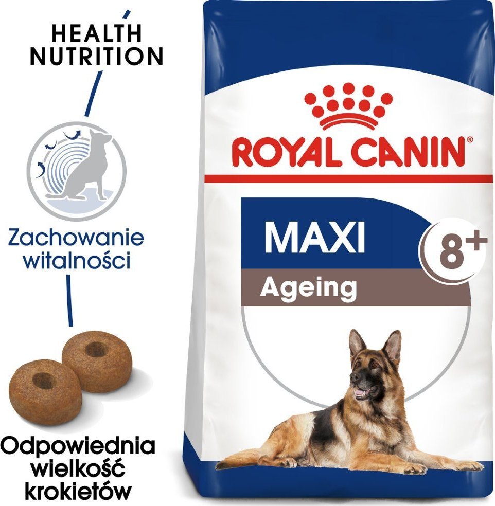 Royal Canin ROYAL CANIN Maxi Ageing 8+ 15kg + Advantix - dla psów 25-40kg (4 pipety x 4ml)