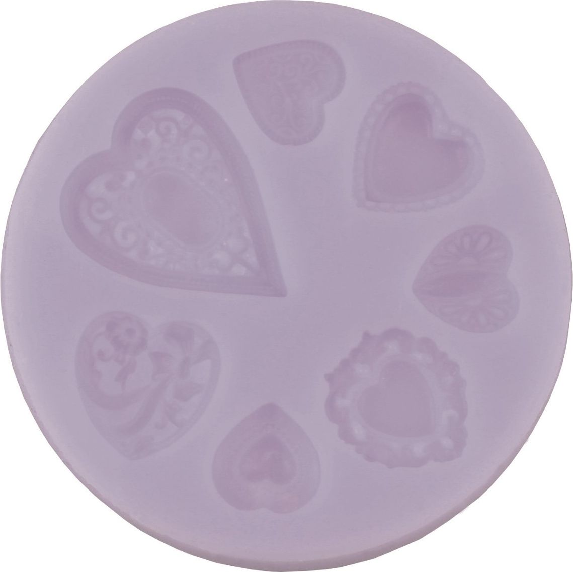 The Clay and Paint Factory Forma silikonowa Serduszka