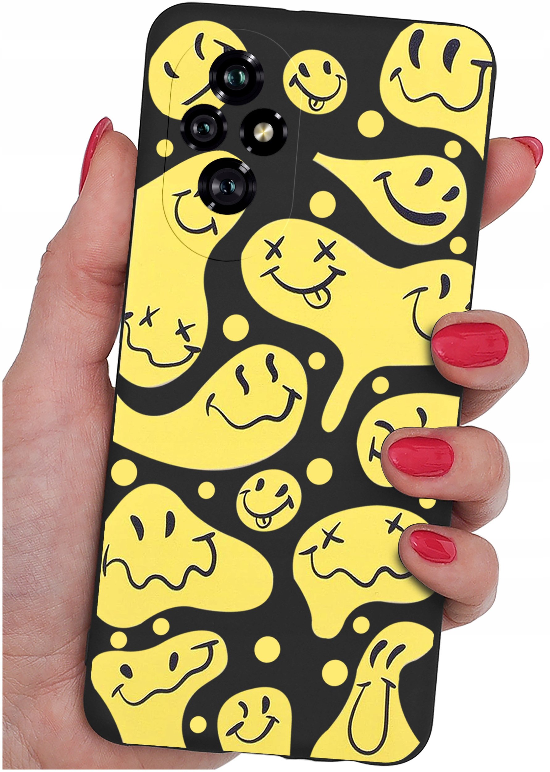 ETUI do Honor 200 5G | WZORY | SILIKONOWE MATT CASE + SZKŁO 9H