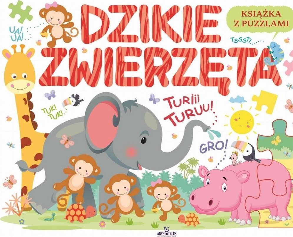 Teka Ksi±żka edukacyjna z puzzlami. Dzikie zwierzęta