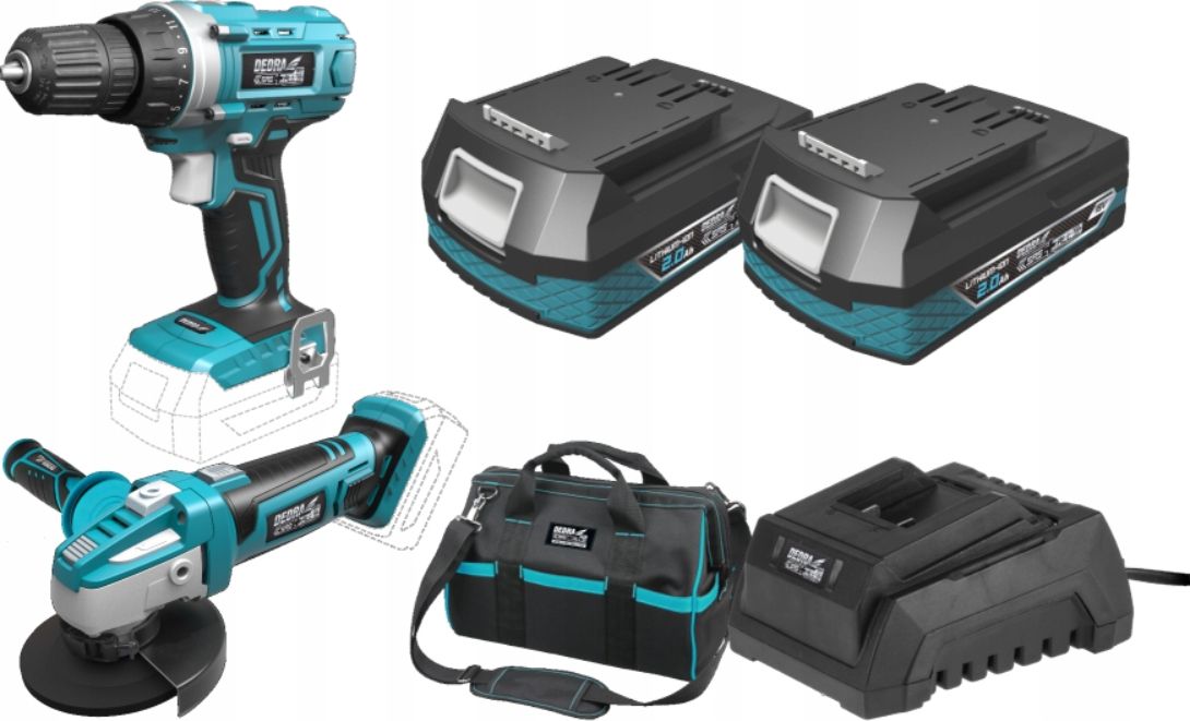 Zestaw elektronarzędzi Dedra 6-elementowy (DED7013)