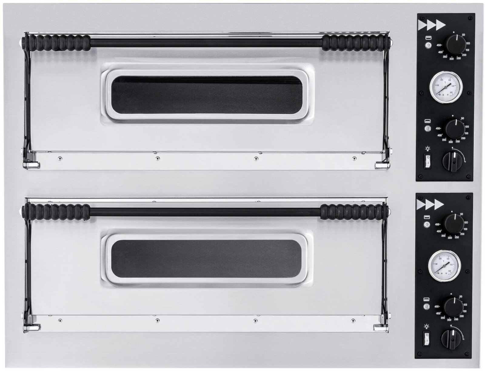 Piec do pizzy 2-komorowy na 8 pizz śr. 32 cm BASIC 44 9400 W Piec do pizzy 2-komorowy na 8 pizz śr. 32 cm BASIC 44 9400 W