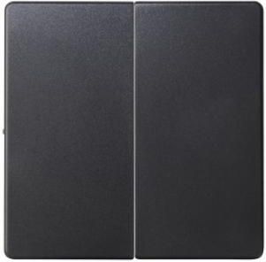 Kontakt-Simon 82 Klawisz podwójny łącznika świecznikowego, grafit (82026-38)