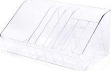 Przybornik na kosmetyki Duet transparentny