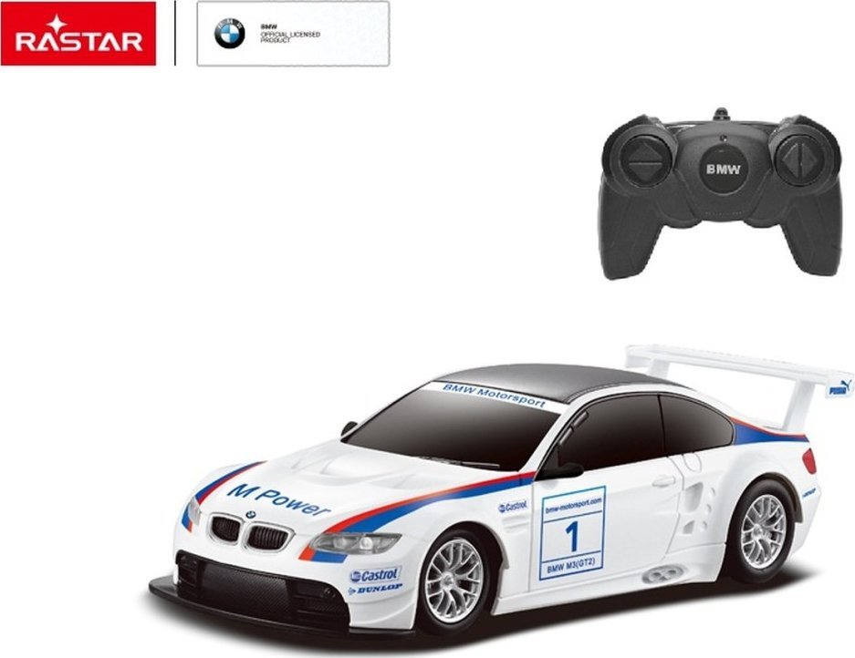 Rastar Rastar, Bmw M3 Gt2, RC Car, 1:24, 6+ years For Boys