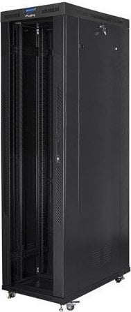 Szafa Lanberg Szafa stojšca Rack 19 cali 47U 800x1200mm, drzwi szklane LCD (FLAT PACK) czarna