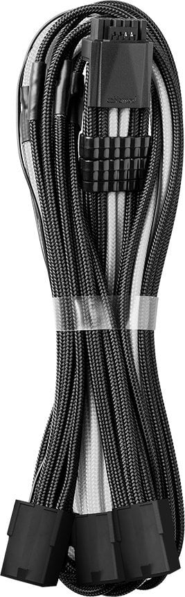 Kabel zasilający CableMod CableMod PRO ModMesh 12VHPWR auf 3x PCI-e Kabel - 45cm, schwarz/weiß