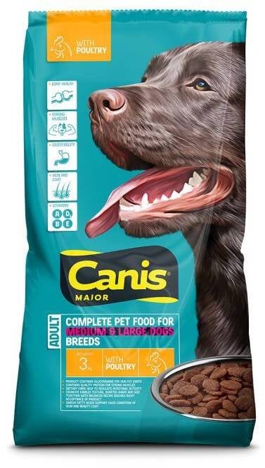 DOG FOOD CANIS MAJOR POULTRY TASTE 3KG