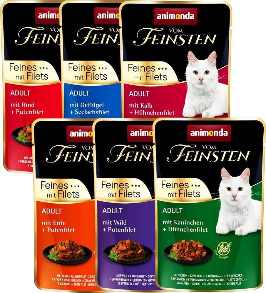 Animonda ANIMONDA Cat Vom Feinsten Adult Mix smaków 18x85g
