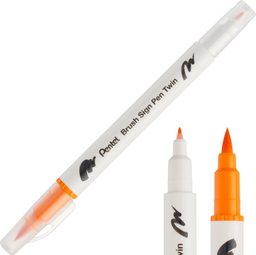 Pisak Brush Pentel Dwustronny Orcha SESW30C-T113
