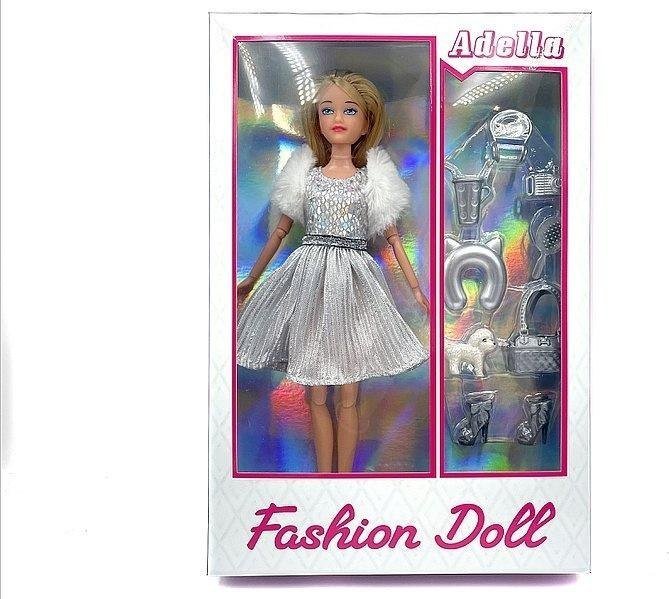 Lalka 29cm ze zginalnymi nogami z akcesoriami