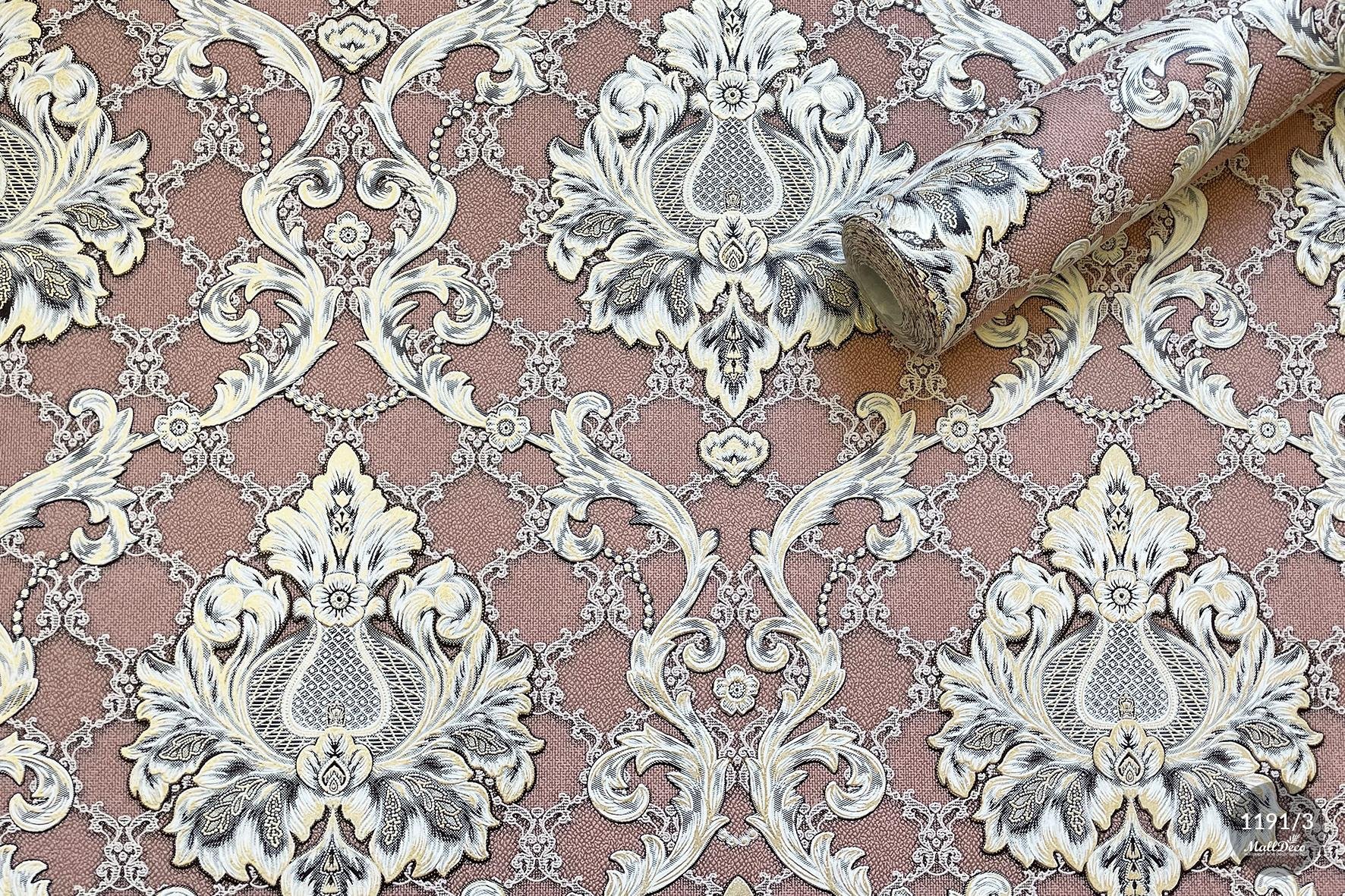 MallDeco TAPETA WINYLOWA MODEL TIFFANY DEKORACJA Z TERAKOTY