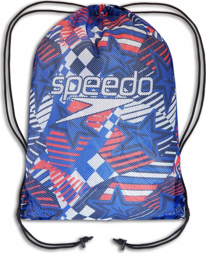 Speedo Plecak torba worek na buty sportowy szkolny Speedo Printed Mesh Bag rozmiar 35 l
