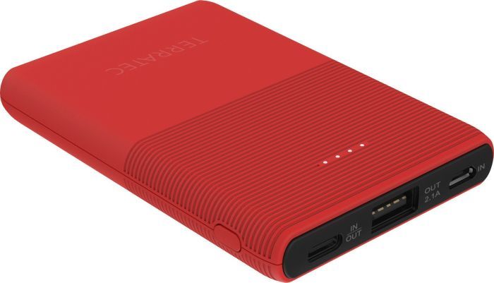 Powerbank TerraTec P50 5000mAh Czerwony