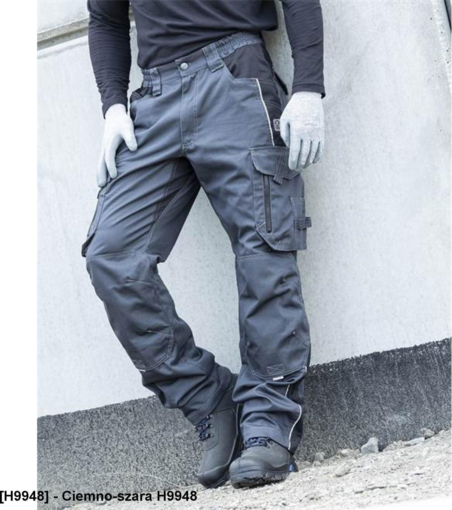 Ardon ARDON VISION - spodnie do pasa zimowe - Ciemno-szara H9948 S