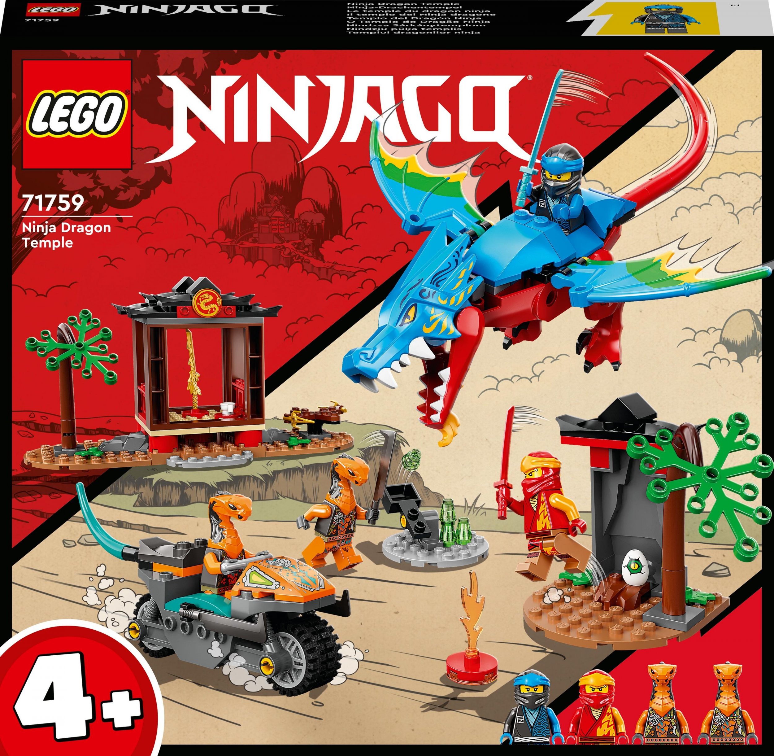 LEGO Ninjago Świątynia ze smokiem ninja (71759)