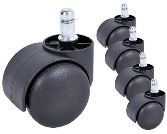 Kółka do fotela IKEA kauczuk guma 50/10 mm 5 szt. NEW