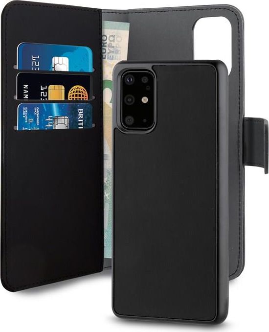 Puro Wallet Detachable Huawei P40 2w1 czarne/black HWP40BOOKC3BLK