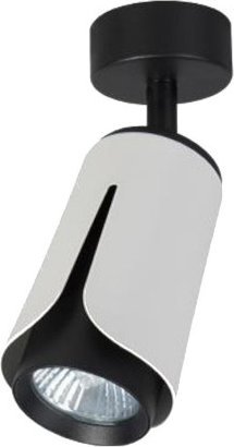 Kinkiet Mojeledy Kinkiet GU10 LED x1 biało-czarny (IK261W) xudo