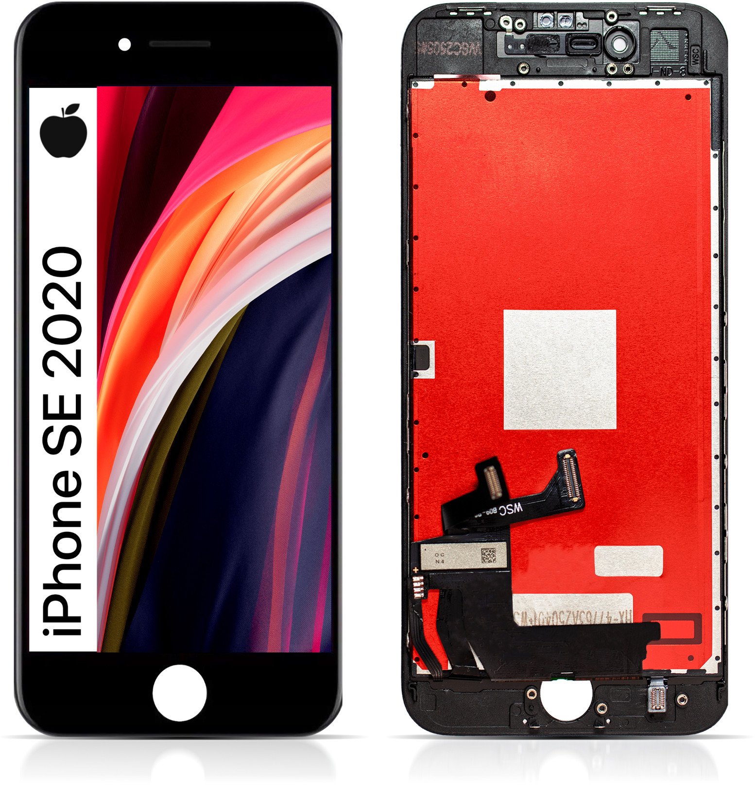 Wyświetlacz do iPhone SE 2020 Ekran LCD Czarny A2275 A2296 (5904858300105)
