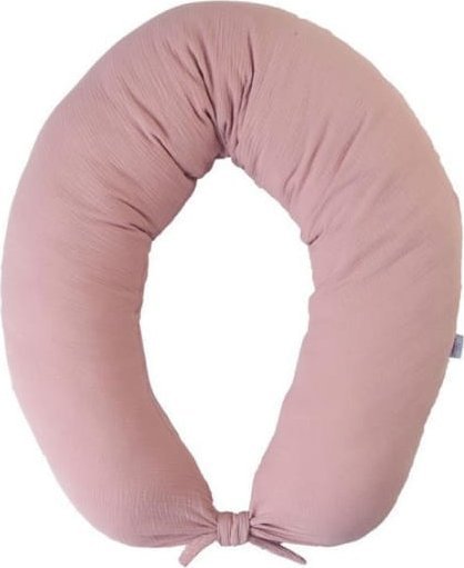 BabyMatex Poduszka pozycjonująca Moon Muslin dł. 260 cm róż