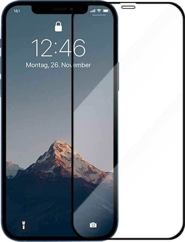 Woodcessories Woodcessories 3D Premium Black iPhone 12 Pro Max Tempered Glass