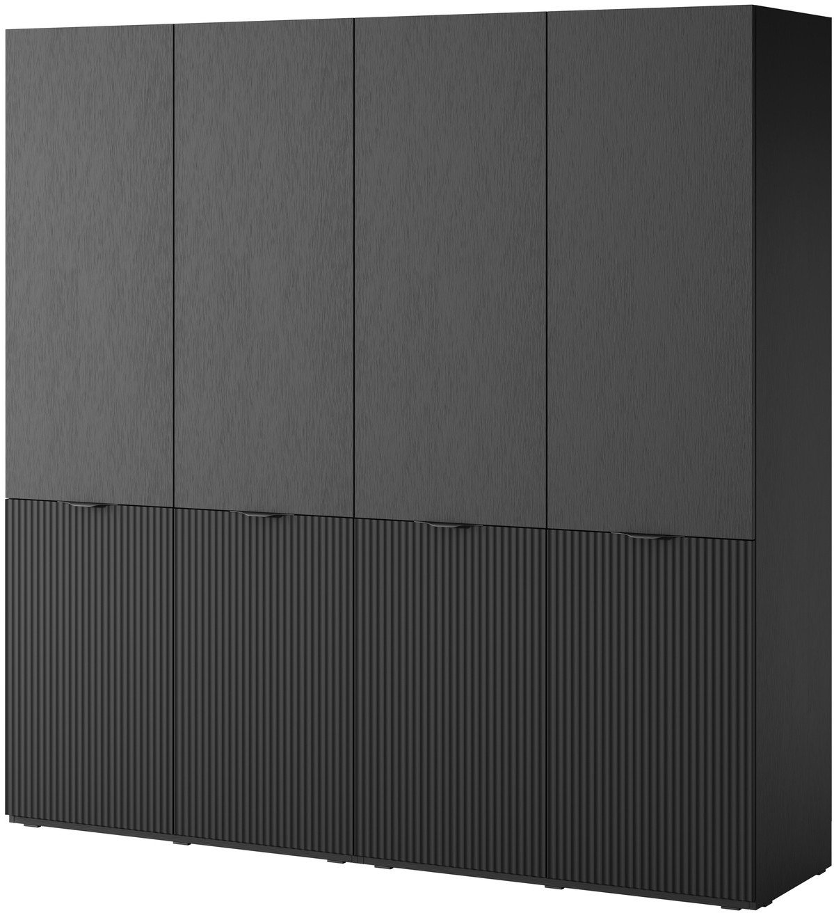 Szafa czterodrzwiowa Zen w kolorze Czarnym