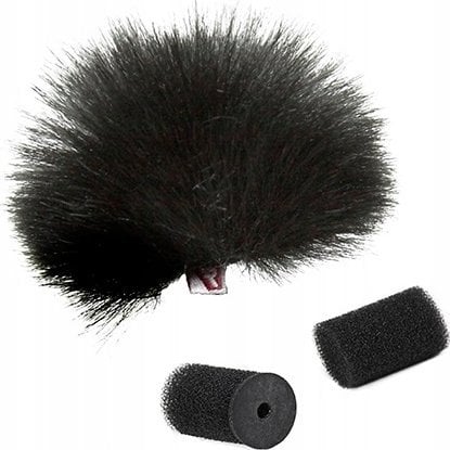 Rycote Black Lavalier Windjammer - single