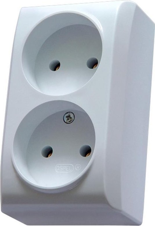 Ospel Ospel Bis - Gniazdo podwójne GN-2B/00