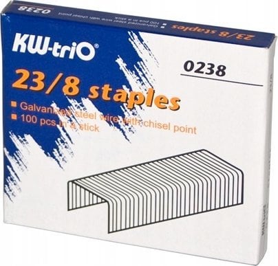 KW-TRIO Zszywki KW-triO 23/8 0238 30 - 50 kart 1000 szt