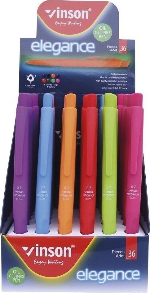 Xerox Długopis automat Elegance 8055 niebieski (36szt)