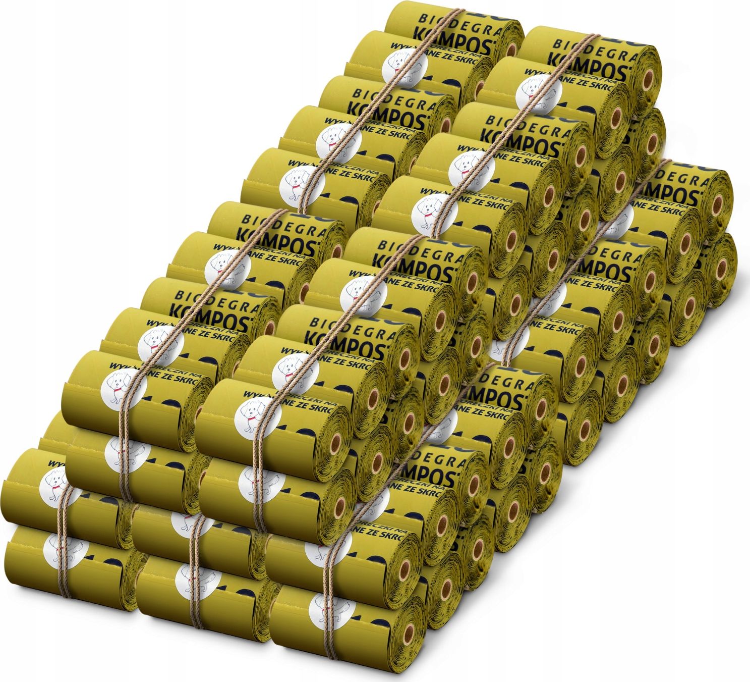 Totulo EKOLOGICZNE WORECZKI NA PSIE ODCHODY 1500 szt.