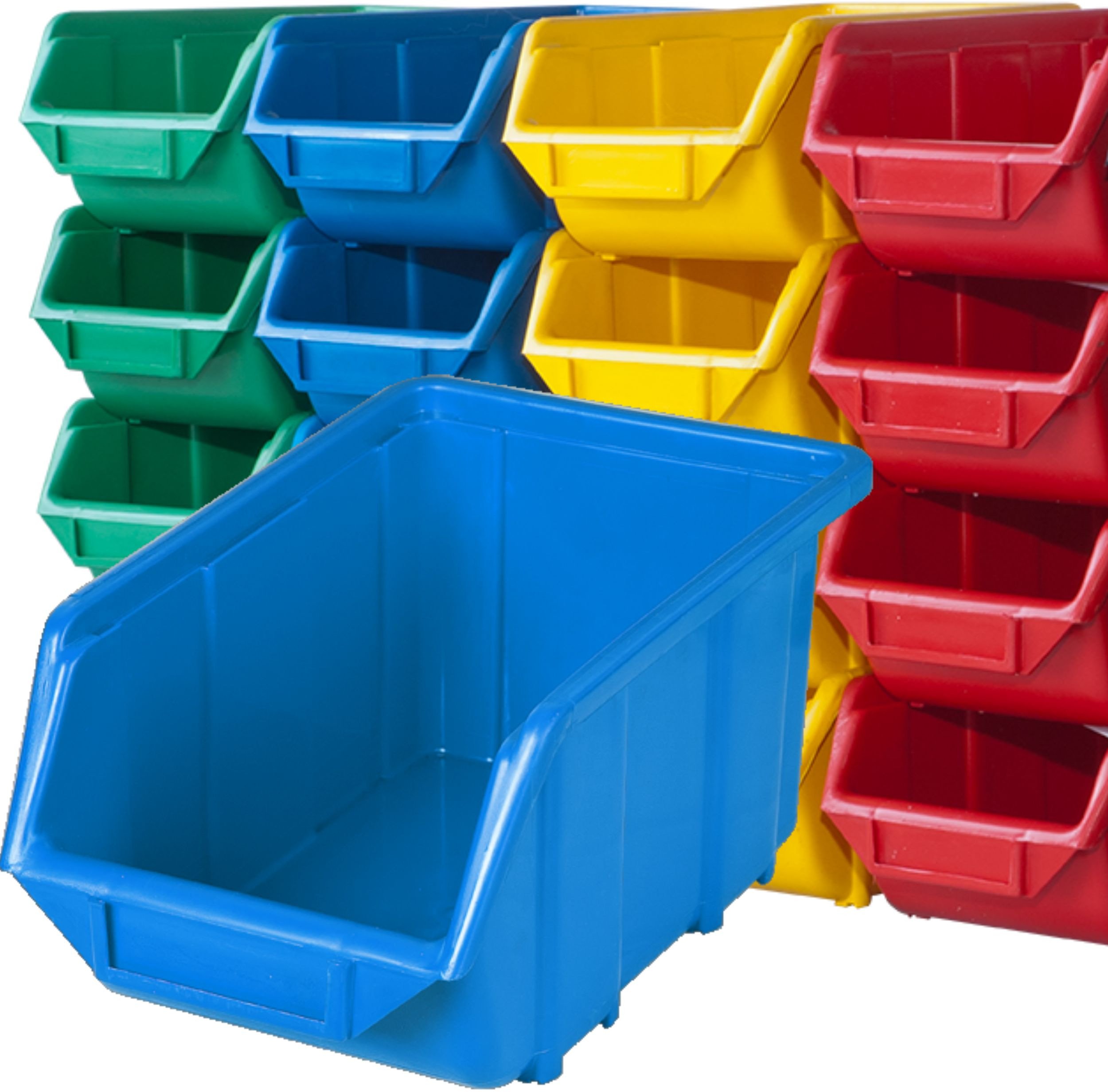 Kuweta warsztatowa Ecobox mały 35 szt + etykiety Pojemnik na magazyn