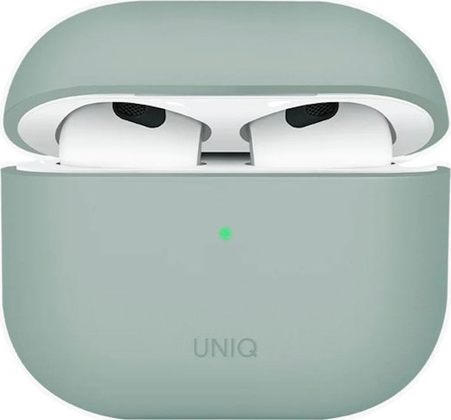 UNIQ Lino - etui silikonowe do AirPods 4 zielony - Gwarancja bezpieczeństwa. Proste raty. Bezpłatna wysyłka od 170 zł.