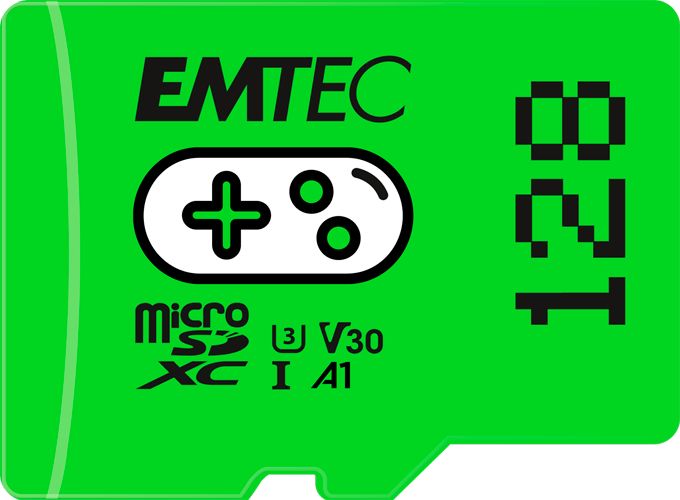 Karta Emtec Gaming MicroSDXC 128 GB Class 10 UHS-I/U3 A1 V30 (ECMSDM128GXCU3G)