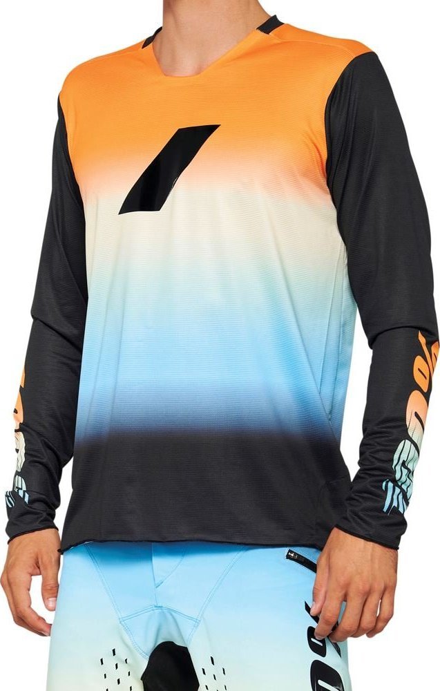 100% Koszulka męska 100% R-CORE X LE Jersey długi rękaw sunset roz. L (NEW 2022)