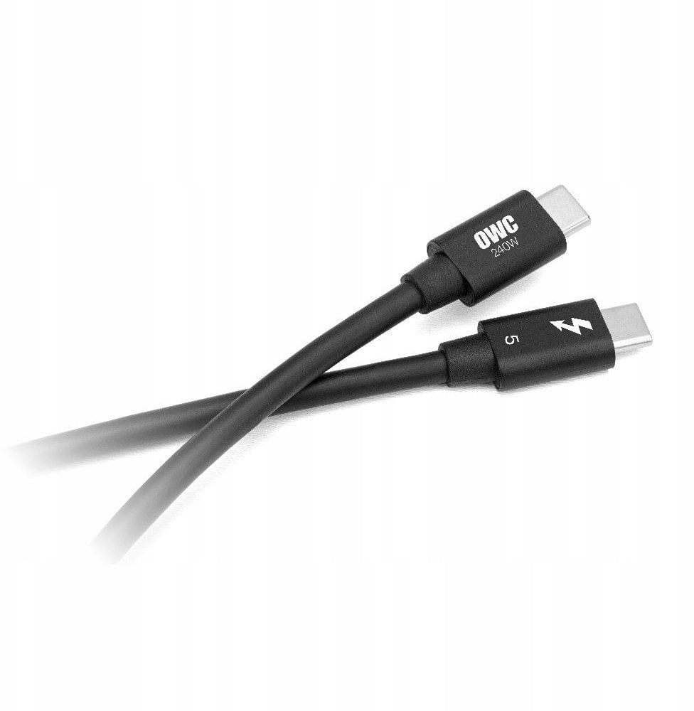 Kabel USB OWC Thunderbolt - USB-C 0.3 m Czarny (OWCCBLTB5C0.3M)