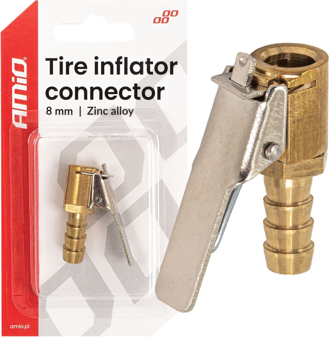 Adapter kompresora 8mm amio-04494