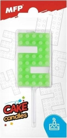 MFP paper świeczka do tortu nr 2 zielona 8800093