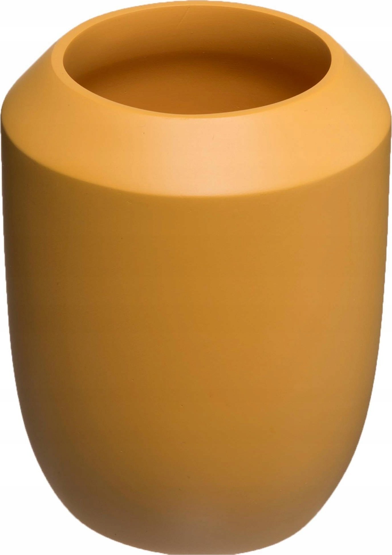 5five Kubek na szczoteczki do zębów TRIO, Ø 8 cm, żółty